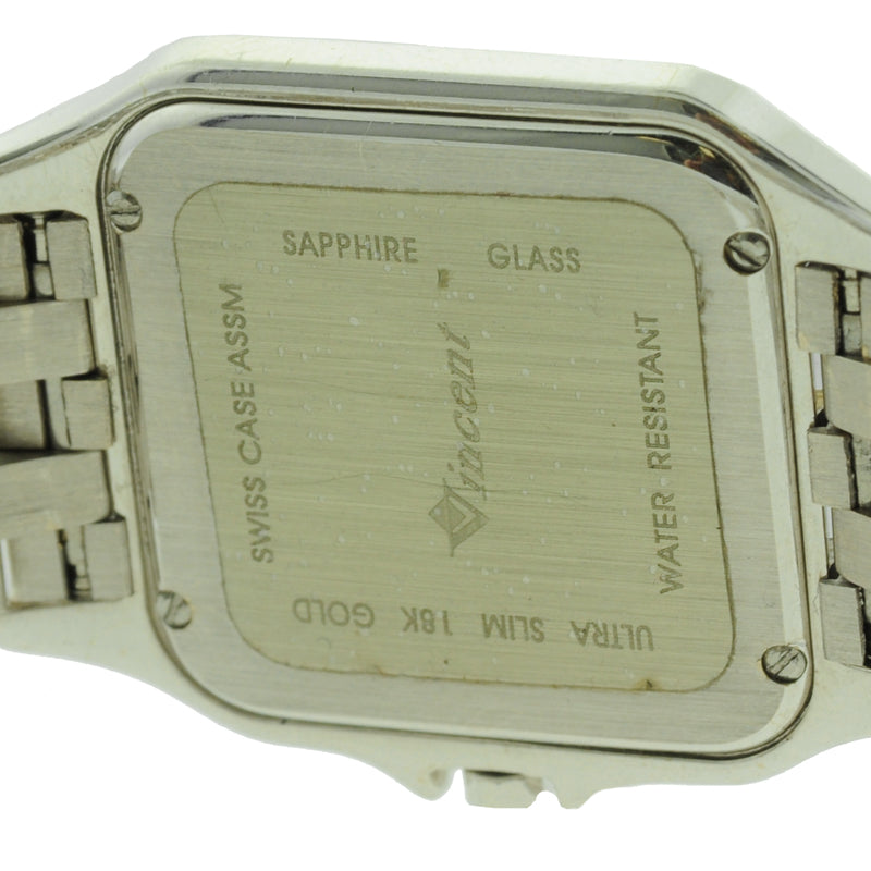 Large 18k White Gold & Diamond Wrist Watch