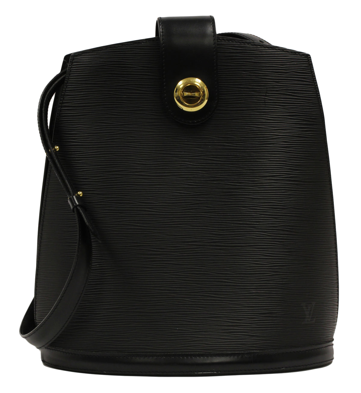 Louis Vuitton Black Epi Leather Cluny Shoulder Bag