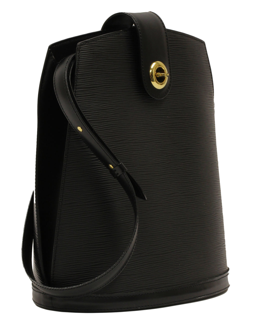Louis Vuitton Black Epi Leather Cluny Shoulder Bag