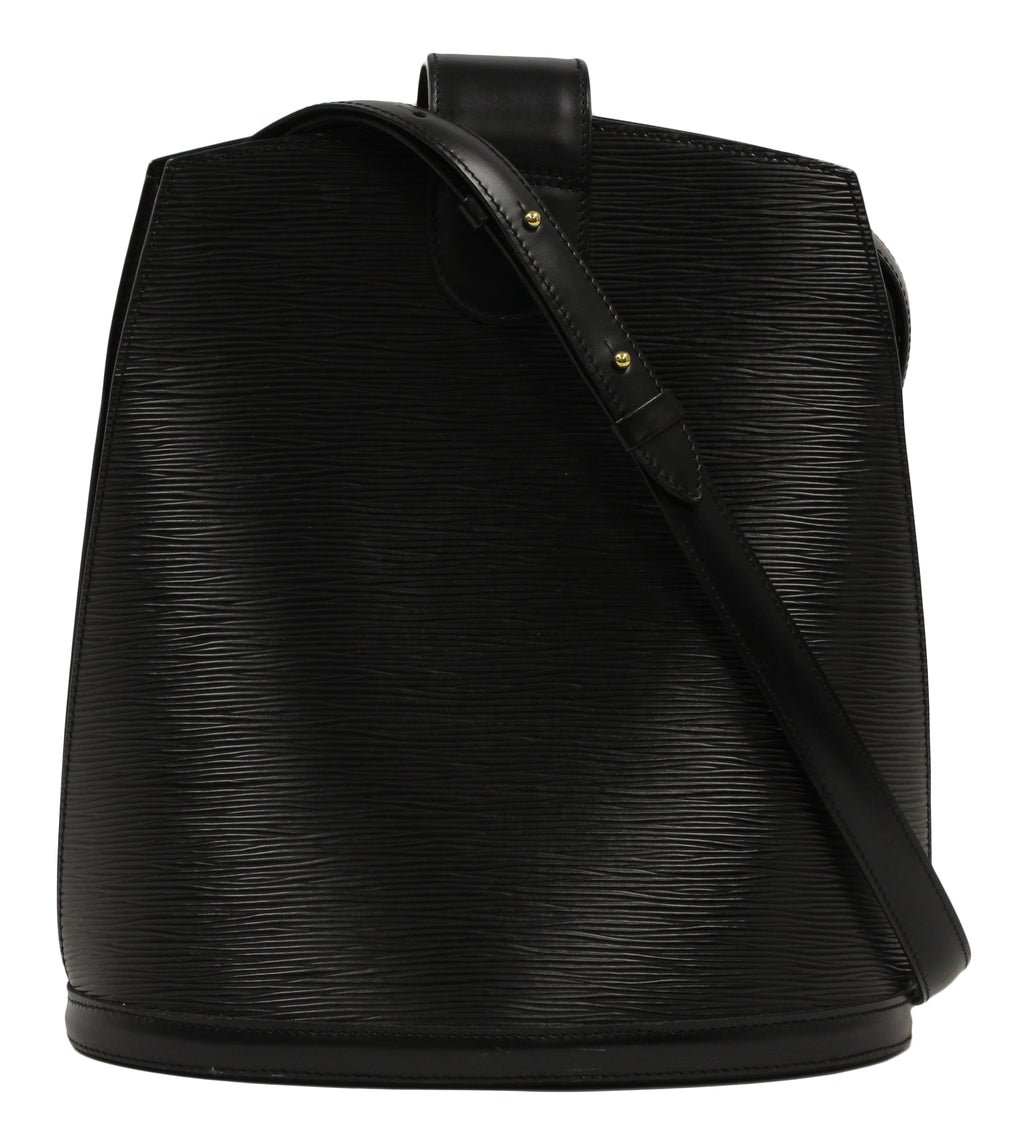 Louis Vuitton Black Epi Leather Cluny Shoulder Bag