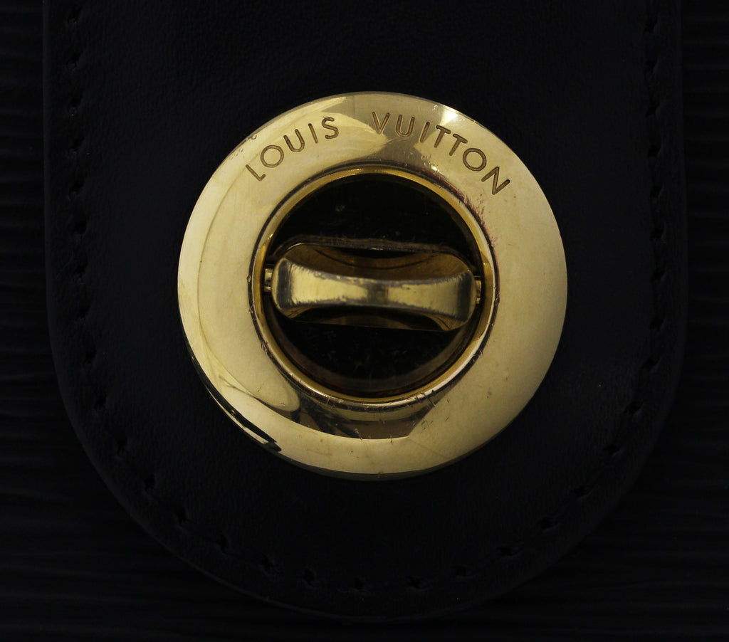 Louis Vuitton Black Epi Leather Cluny Shoulder Bag