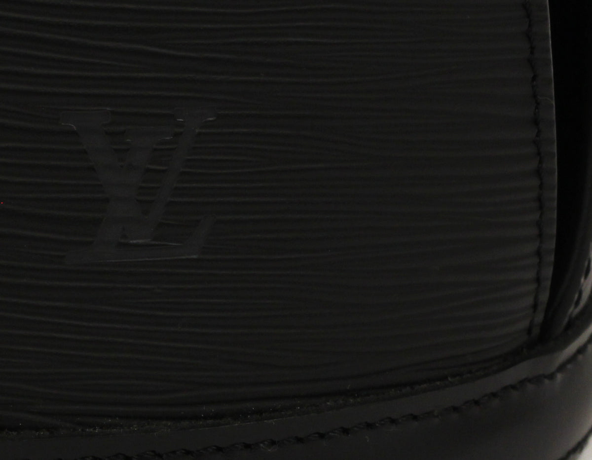 Louis Vuitton Black Epi Leather Cluny Shoulder Bag