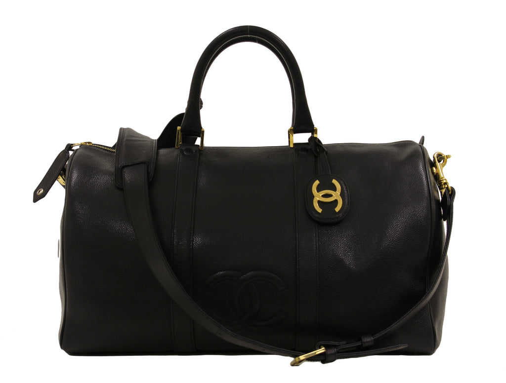 Chanel  Black Caviar Small Duffel