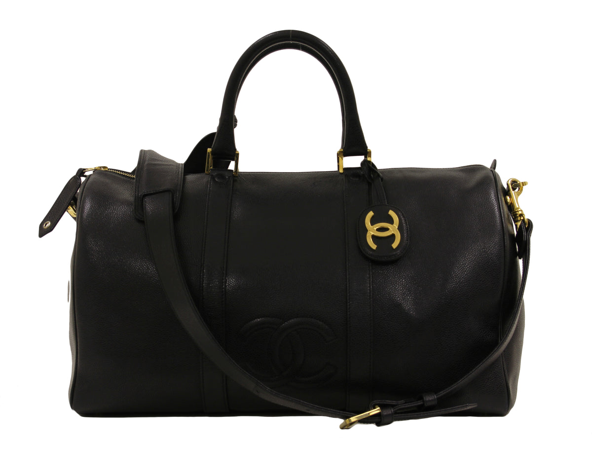 Chanel  Black Caviar Small Duffel