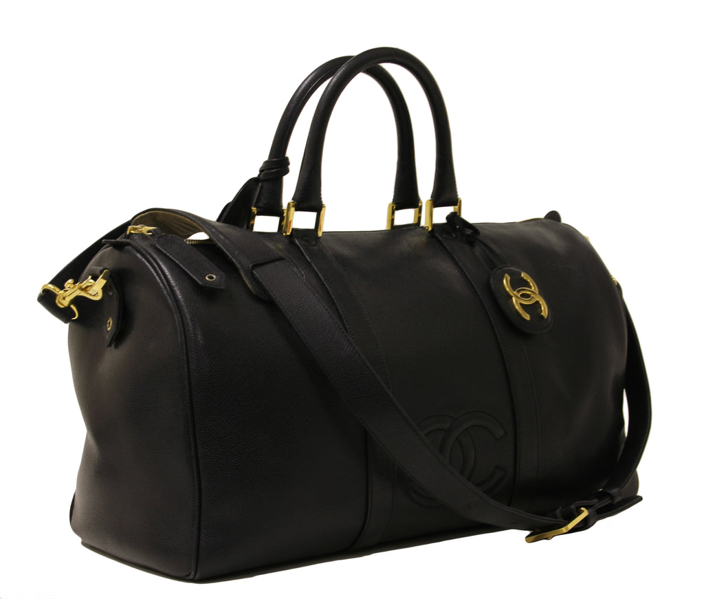 Chanel  Black Caviar Small Duffel