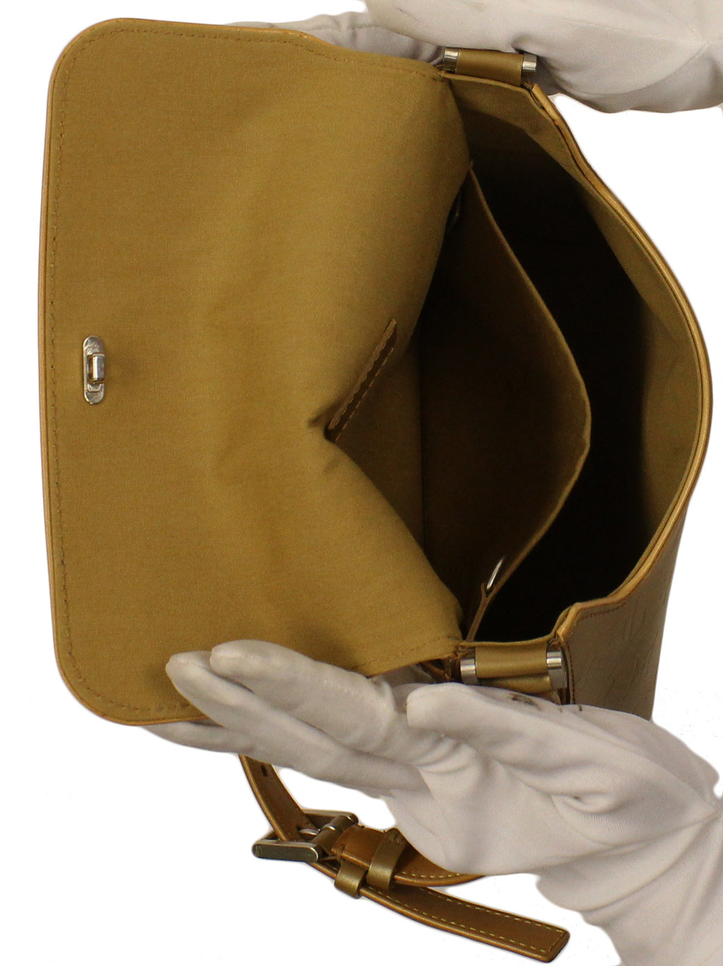 Louis Vuitton Gold Monogram Matte Finish Webster Street Shoulder Bag