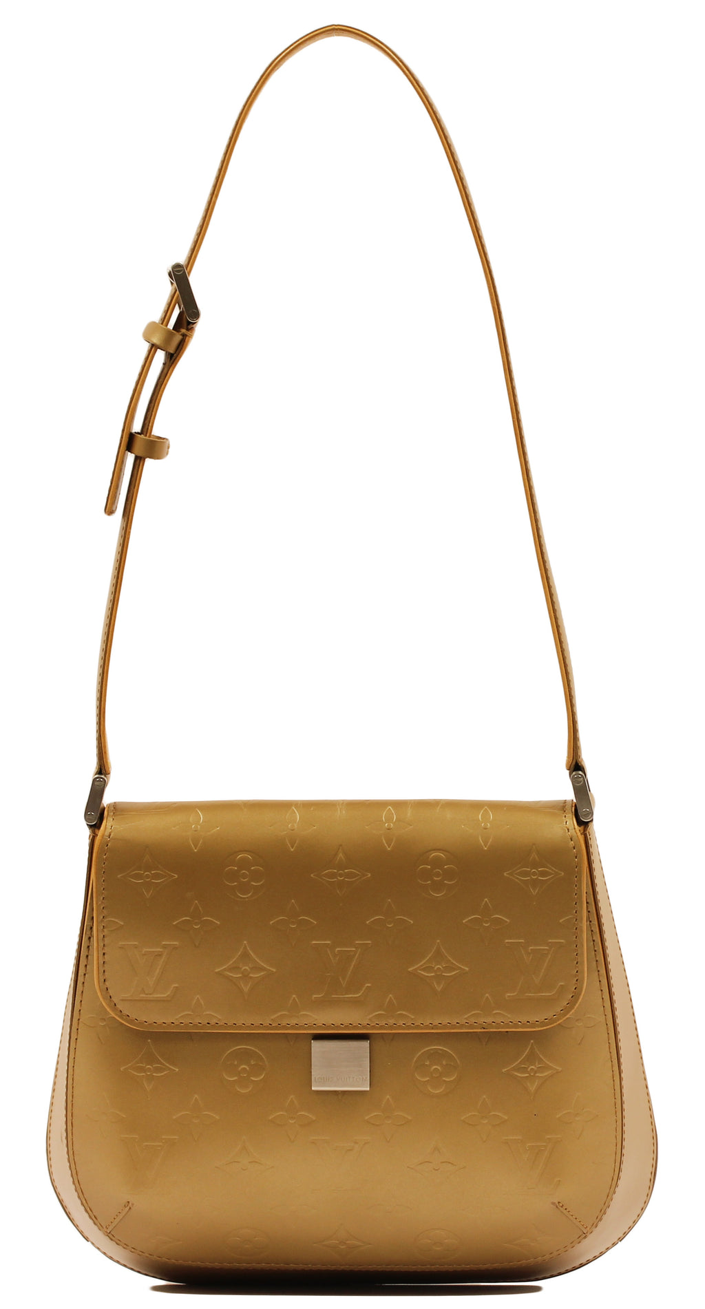 Louis Vuitton Gold Monogram Matte Finish Webster Street Shoulder Bag