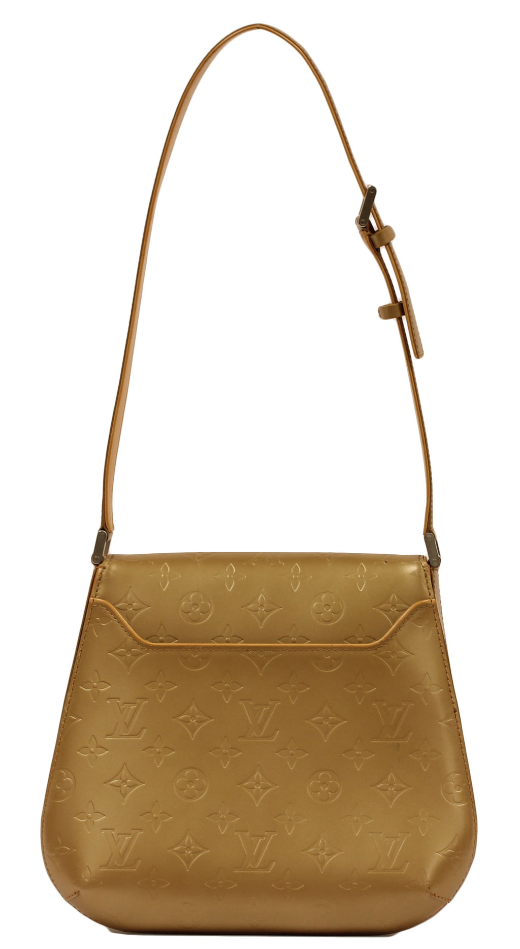 Louis Vuitton Gold Monogram Matte Finish Webster Street Shoulder Bag