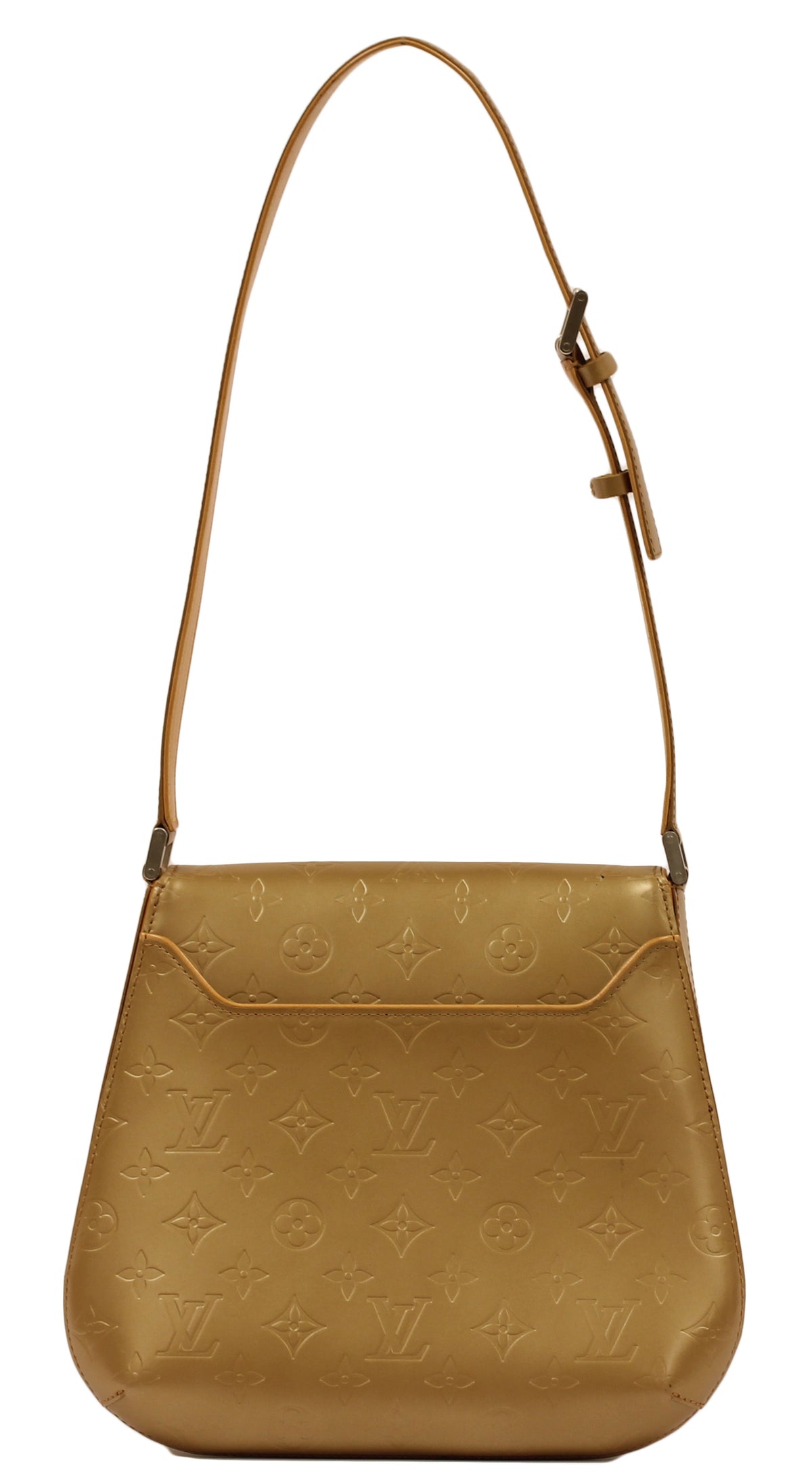 Louis Vuitton Gold Monogram Matte Finish Webster Street Shoulder Bag