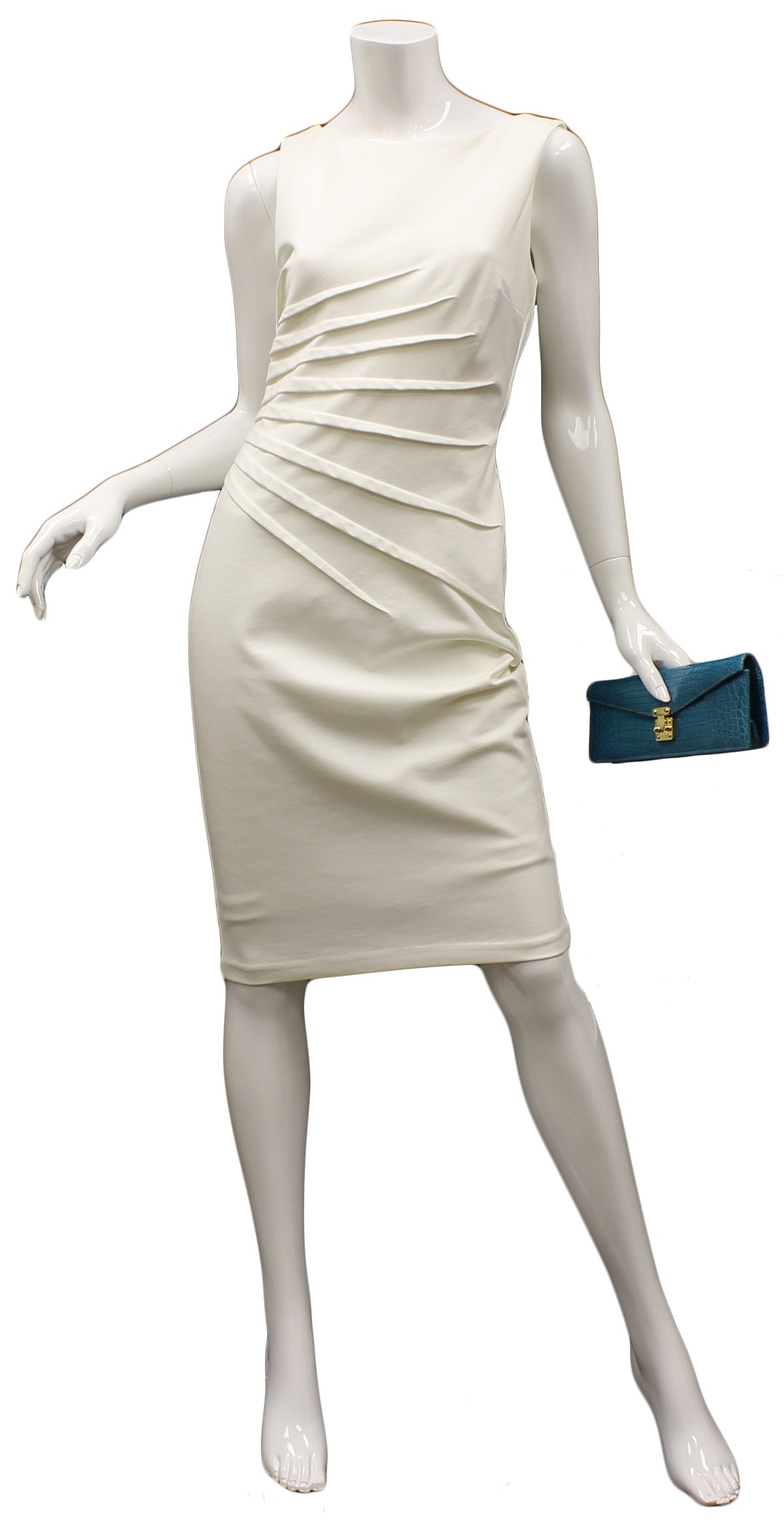 Lana Marks Alligator Concord Clutch