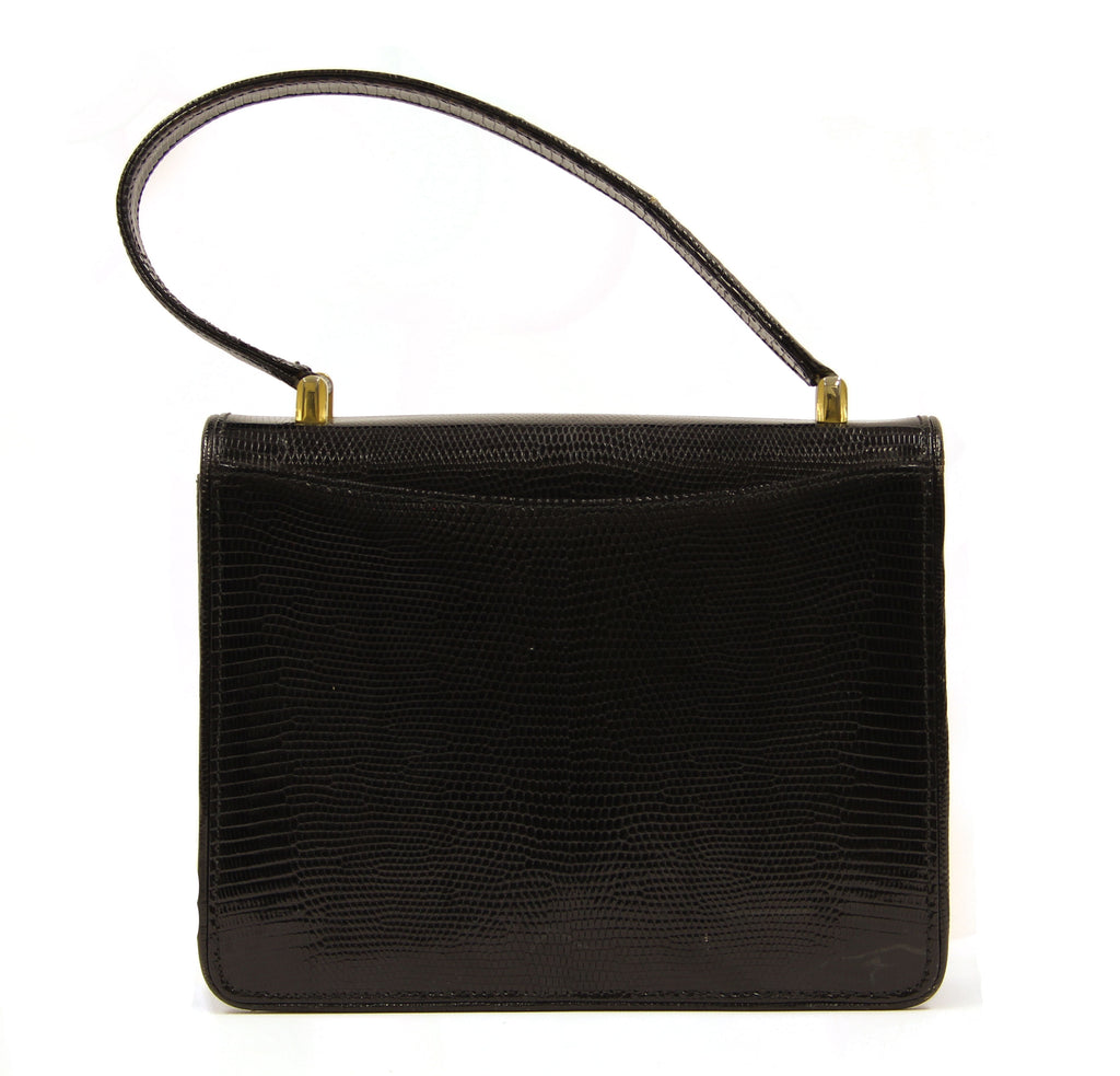 Vintage Gucci Crocodile handbag with gold and silver tone hardware