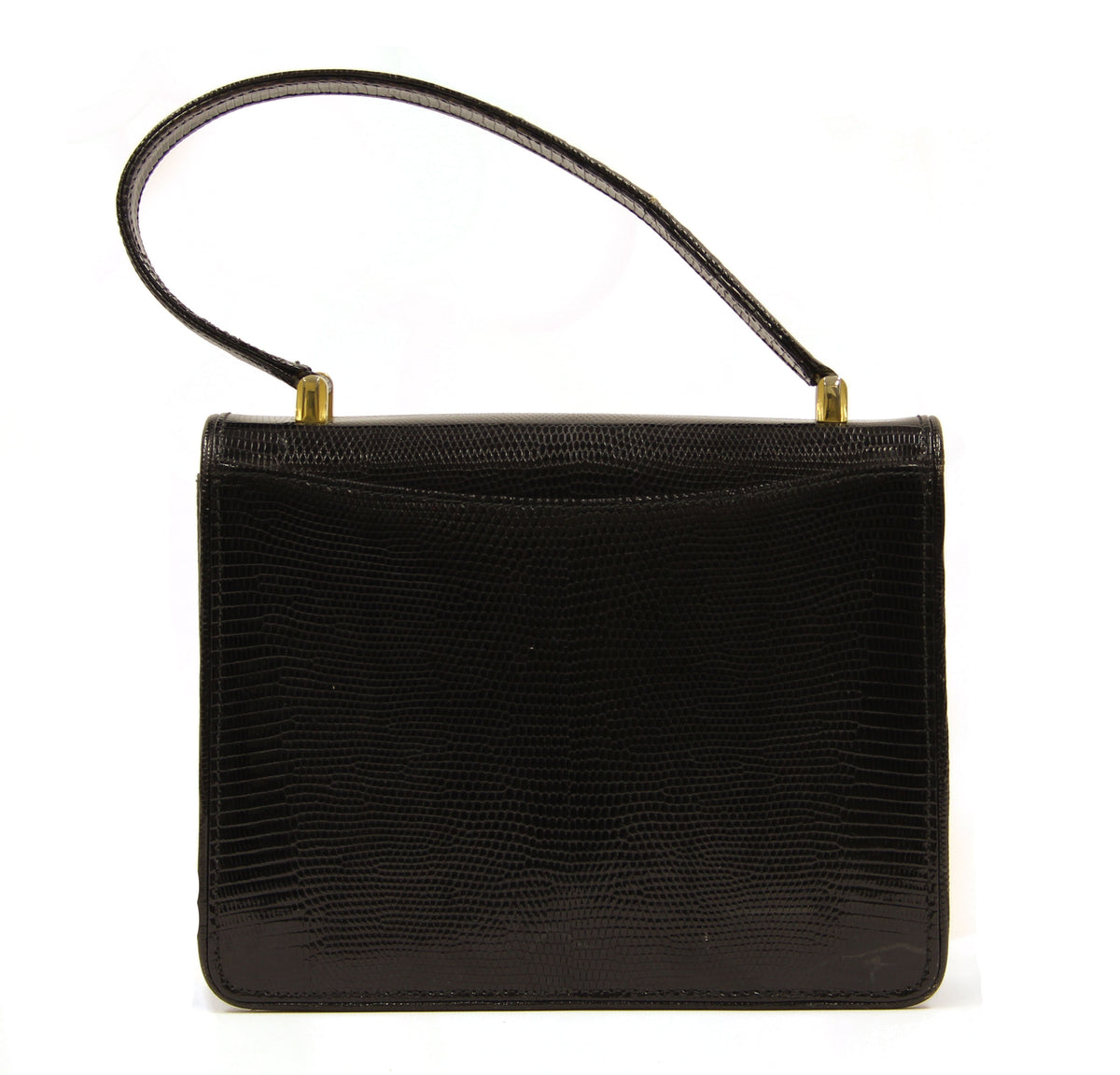 Vintage Gucci Crocodile handbag with gold and silver tone hardware