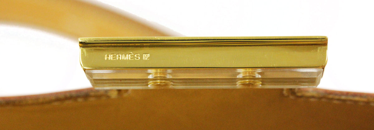 Hermès Tan Constance Vache Natural Leather Bag GHW 23cm