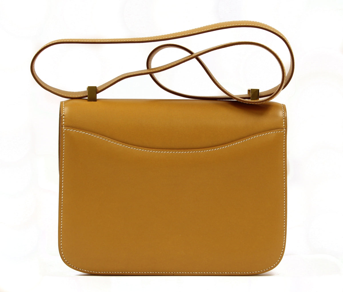 Hermès Tan Constance Vache Natural Leather Bag GHW 23cm