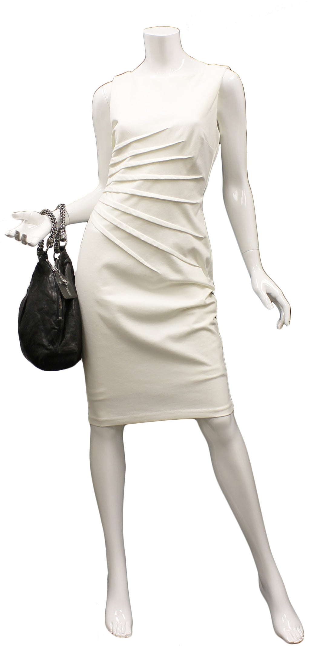 Thomas Wylde Distressed Black "All Saints" Large Hobo Bag