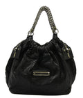 Thomas Wylde Distressed Black "All Saints" Large Hobo Bag