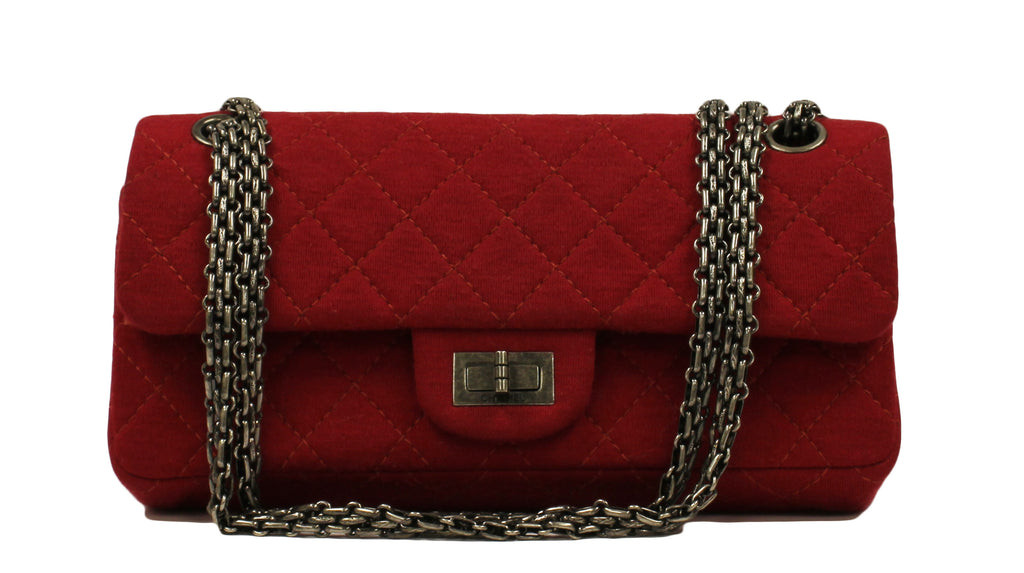 Chanel Reissue Red Jersey Double Flap Bag