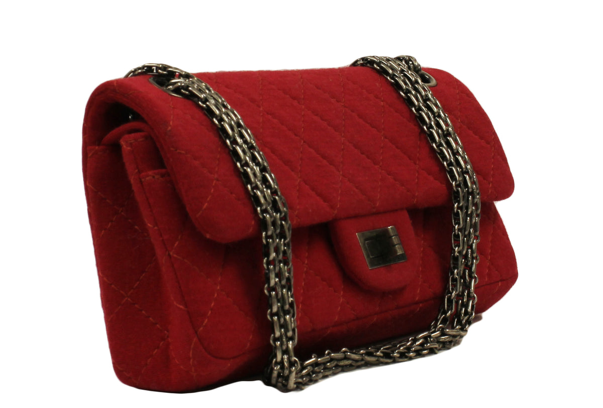 Chanel Reissue Red Jersey Double Flap Bag