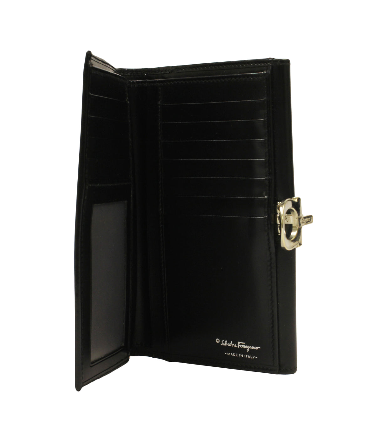 Salvatore Ferragamo Icona Continental Wallet - Black
