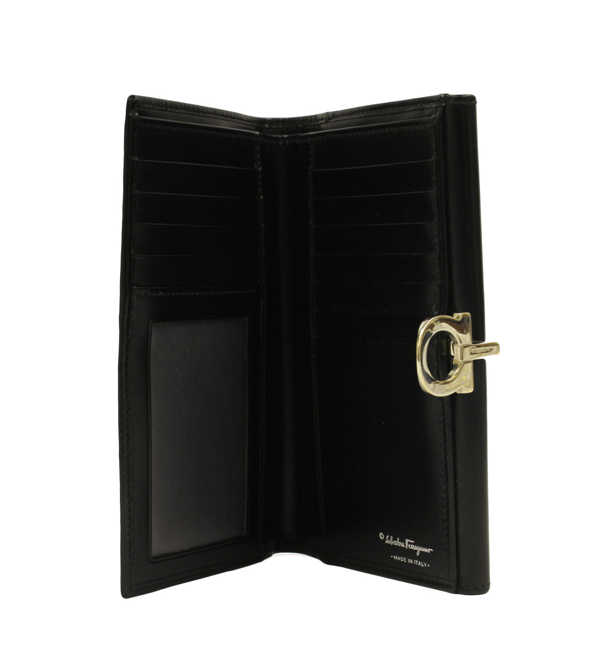 Salvatore Ferragamo Icona Continental Wallet - Black