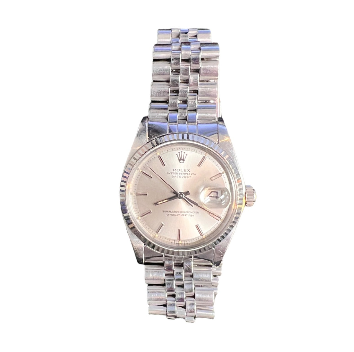 Rolex Stainless Silver 36mm Datejust Watch