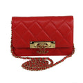 Chanel Red Golden Class Flap Bag