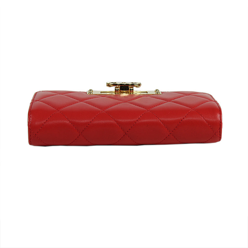 Chanel Red Golden Class Flap Bag