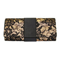 Oscar De La Renta Embroidered Lace Clutch
