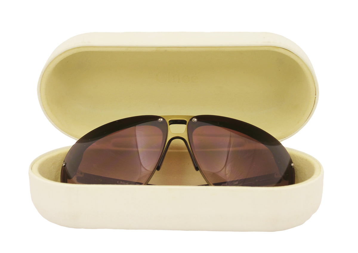 Chloe Purple & Gold Sunglasses