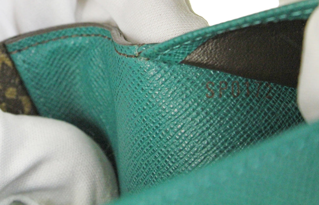 Louis Vuitton Monogram Canvas Josephine Wallet Green