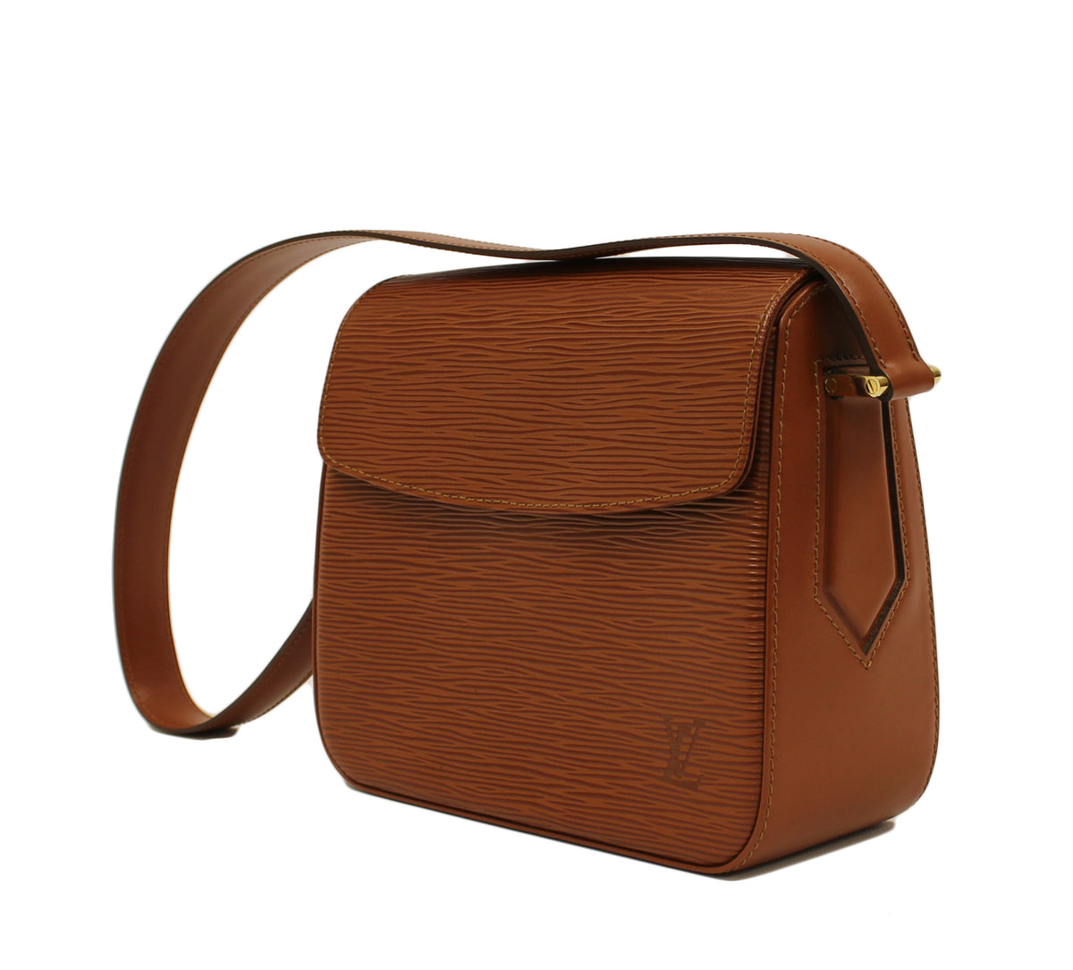 Louis Vuitton Brown Epi Leather Shoulder Bag