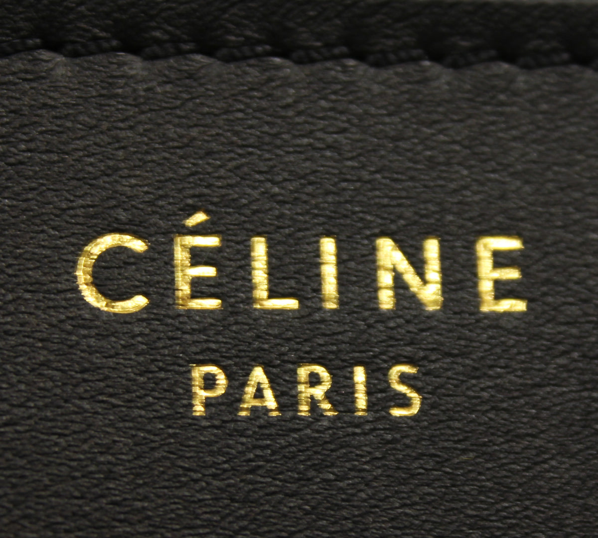 CÉLINE Mini Luggage Tote Tri-Color Leather and Suede