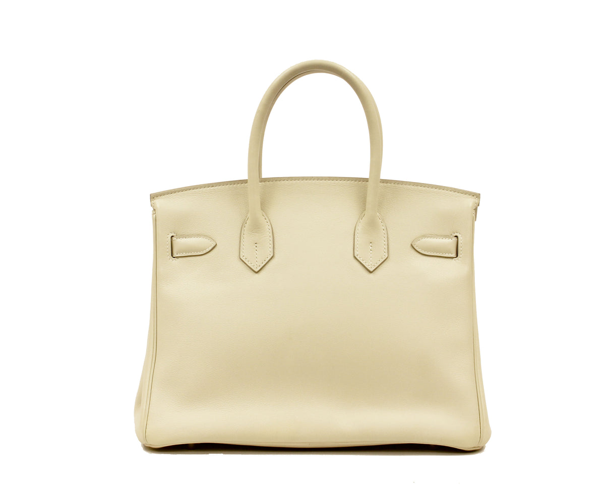 Hermès Birkin White 30cm Swift Leather