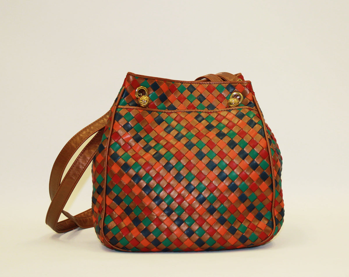 Bottega Veneta  Multi Color Leather Bag