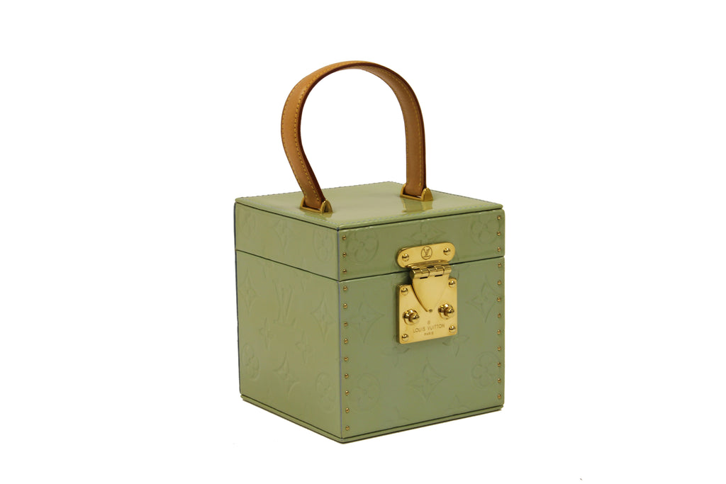 Louis Vuitton Green Monogram Vernis Leather Bleeker Jewelry Box