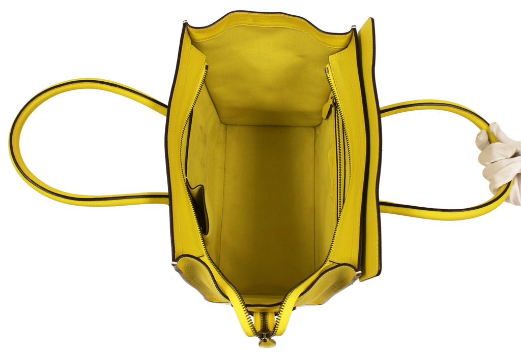 CÉLINE Mini  Luggage Tote Yellow