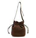 Bottega Veneta Dark  Brown Leather Bag