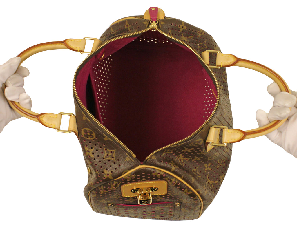 Louis Vuitton Perforated Speedy 30cm - Interior fuschia