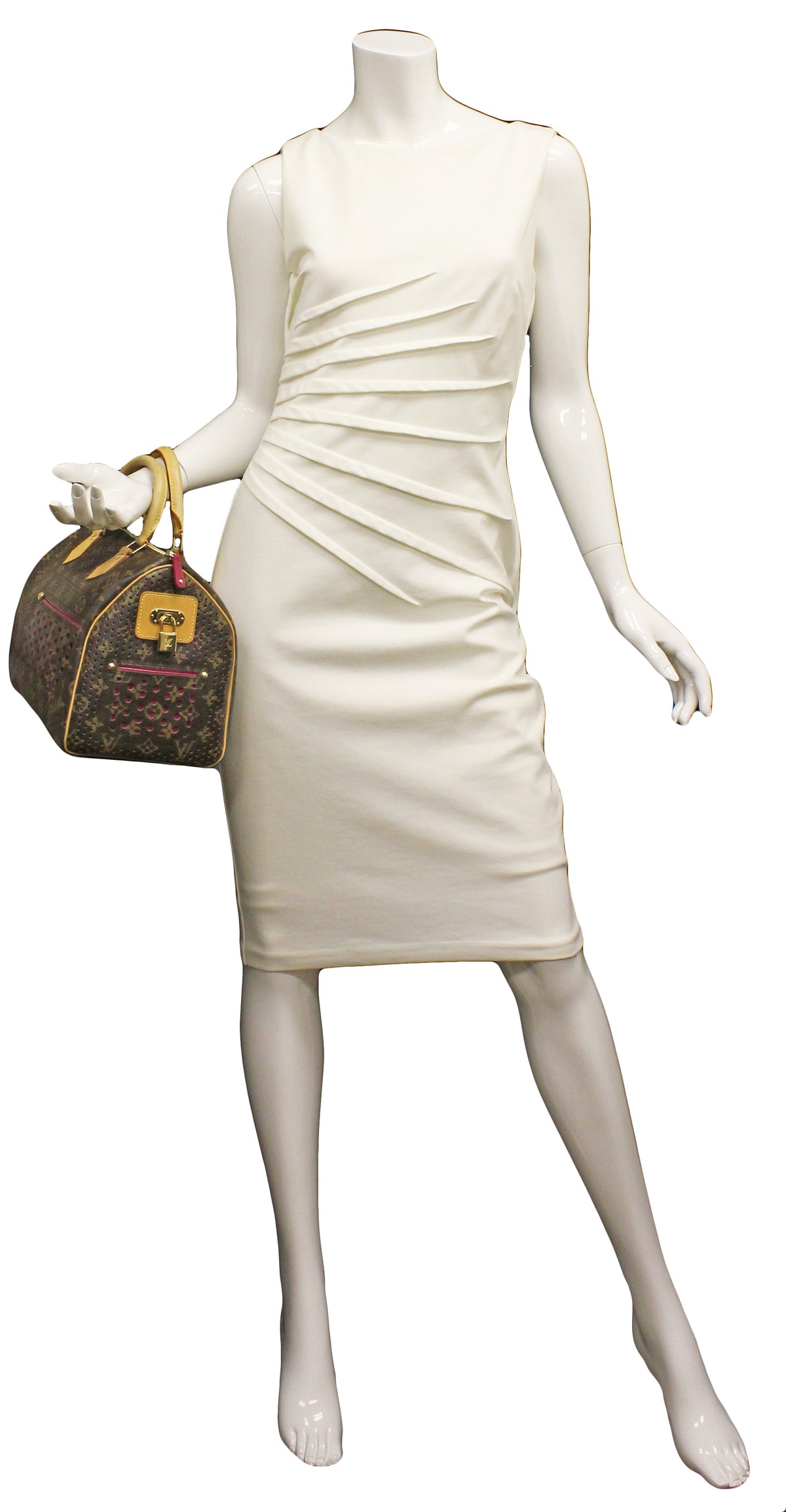 Louis Vuitton Perforated Speedy 30cm - Interior fuschia