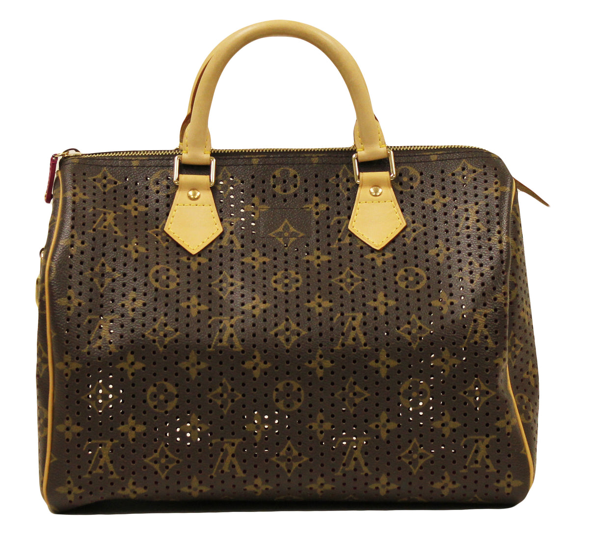 Louis Vuitton Perforated Speedy 30cm - Interior fuschia