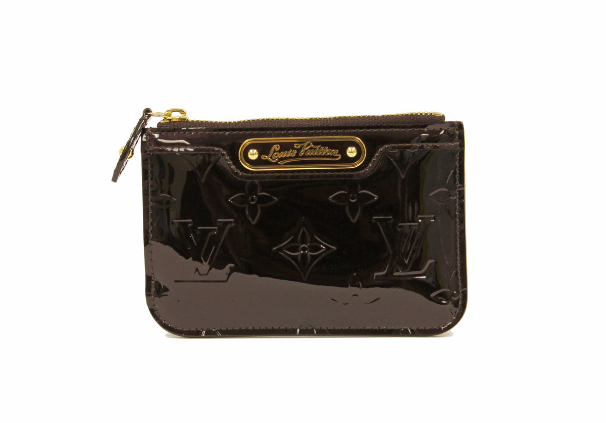 Louis  Vuitton   Violette Vernis Key Pouch