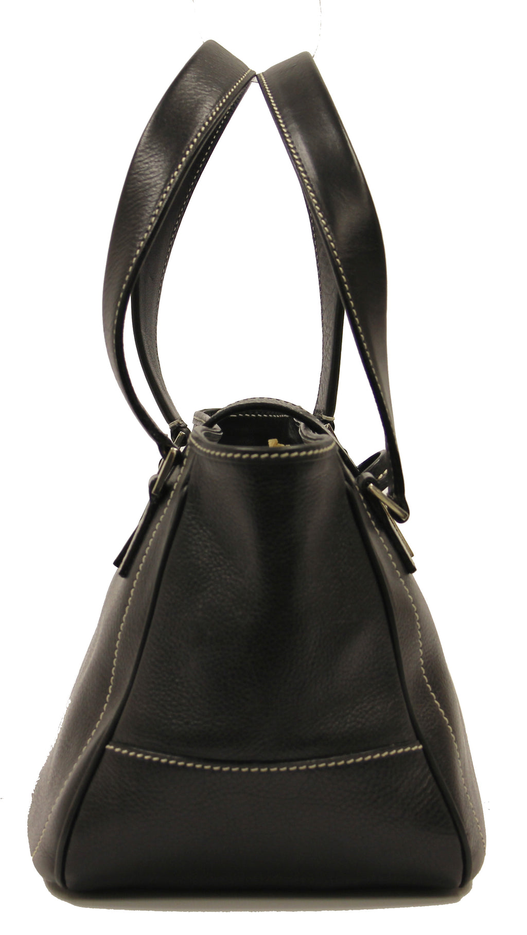 Lamberston Truex Tote Bag With Silver Tone Closure