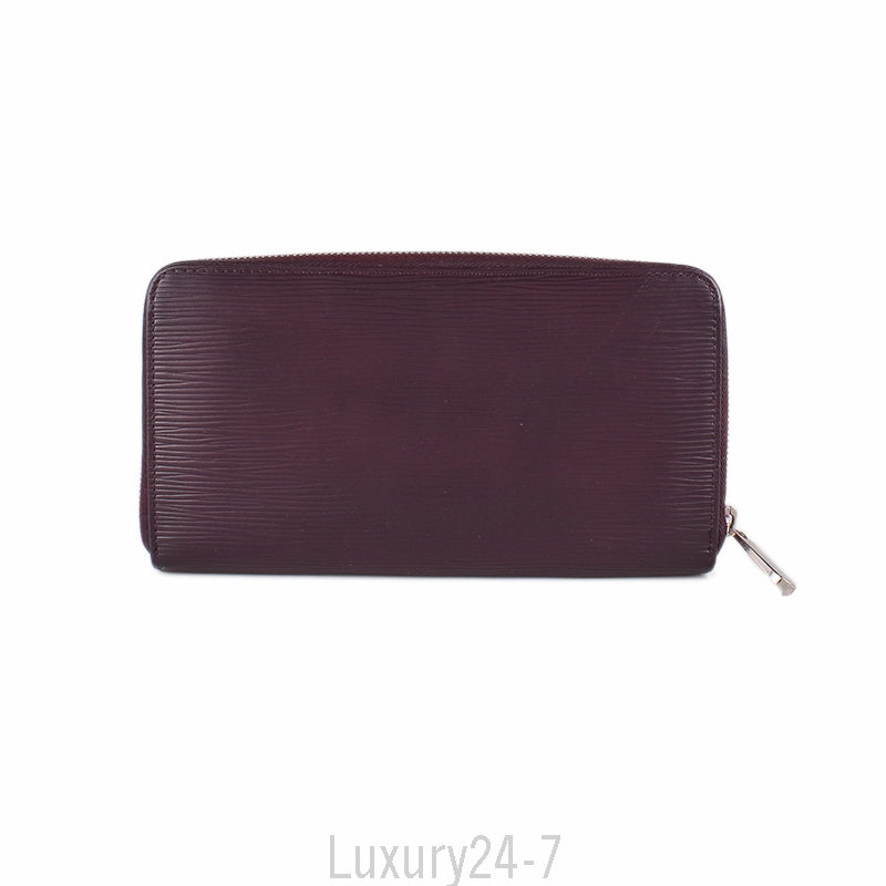 Louis Vuitton Purple Epi Zippy Organizer Wallet