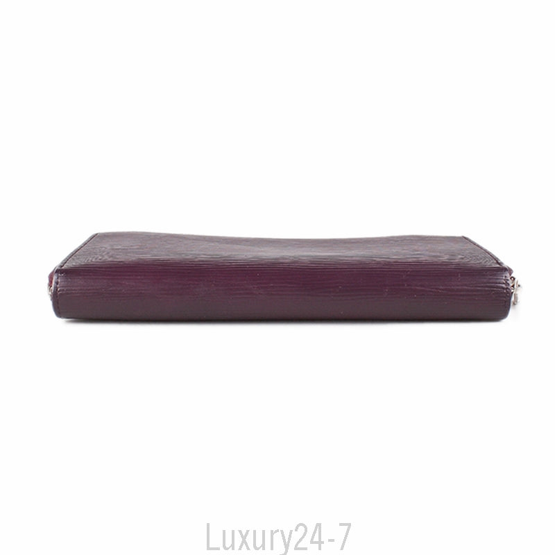 Louis Vuitton Purple Epi Zippy Organizer Wallet