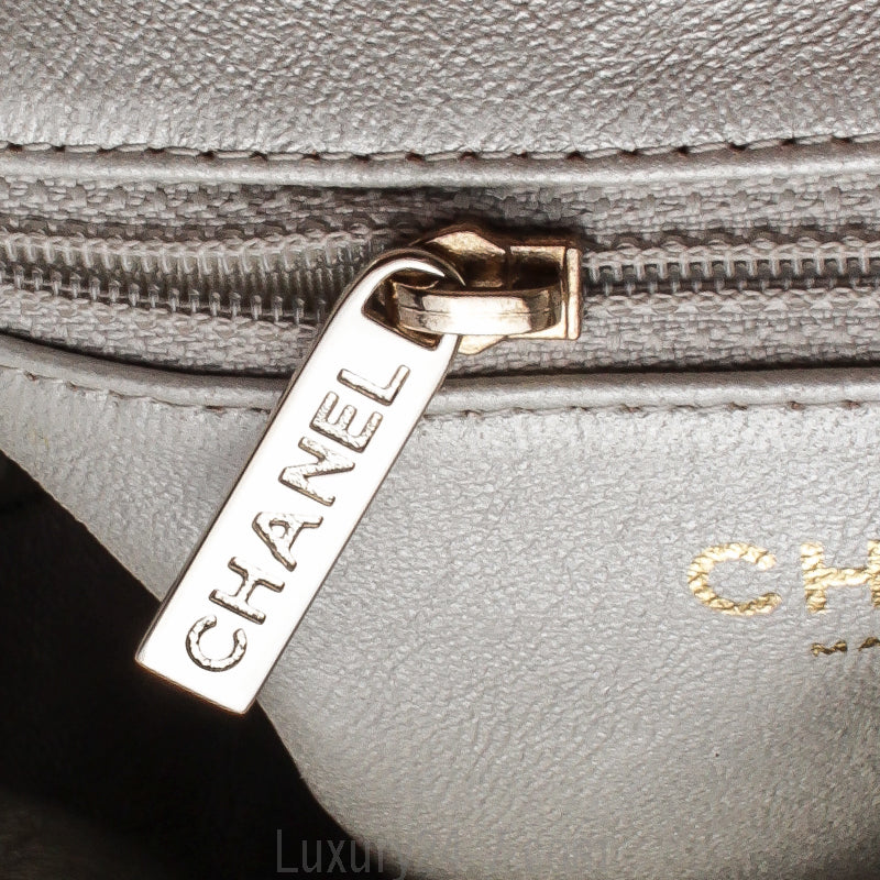 Chanel Pale Gold Timeless Clutch