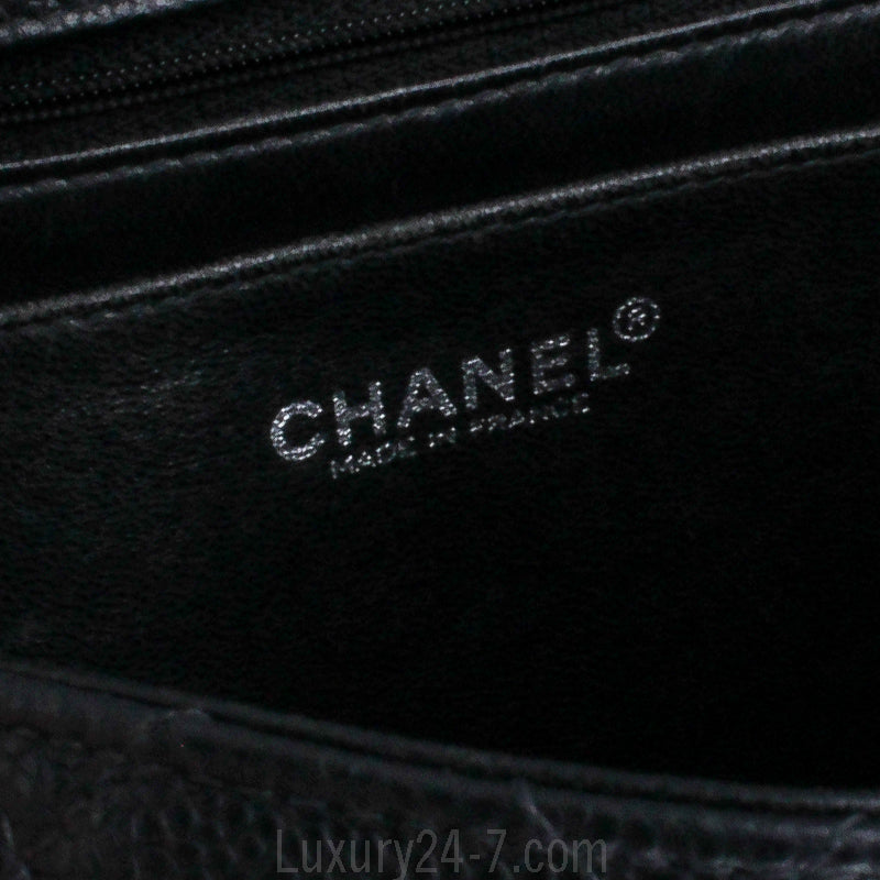 Chanel Black Caviar Classic Jumbo Single Flap Bag
