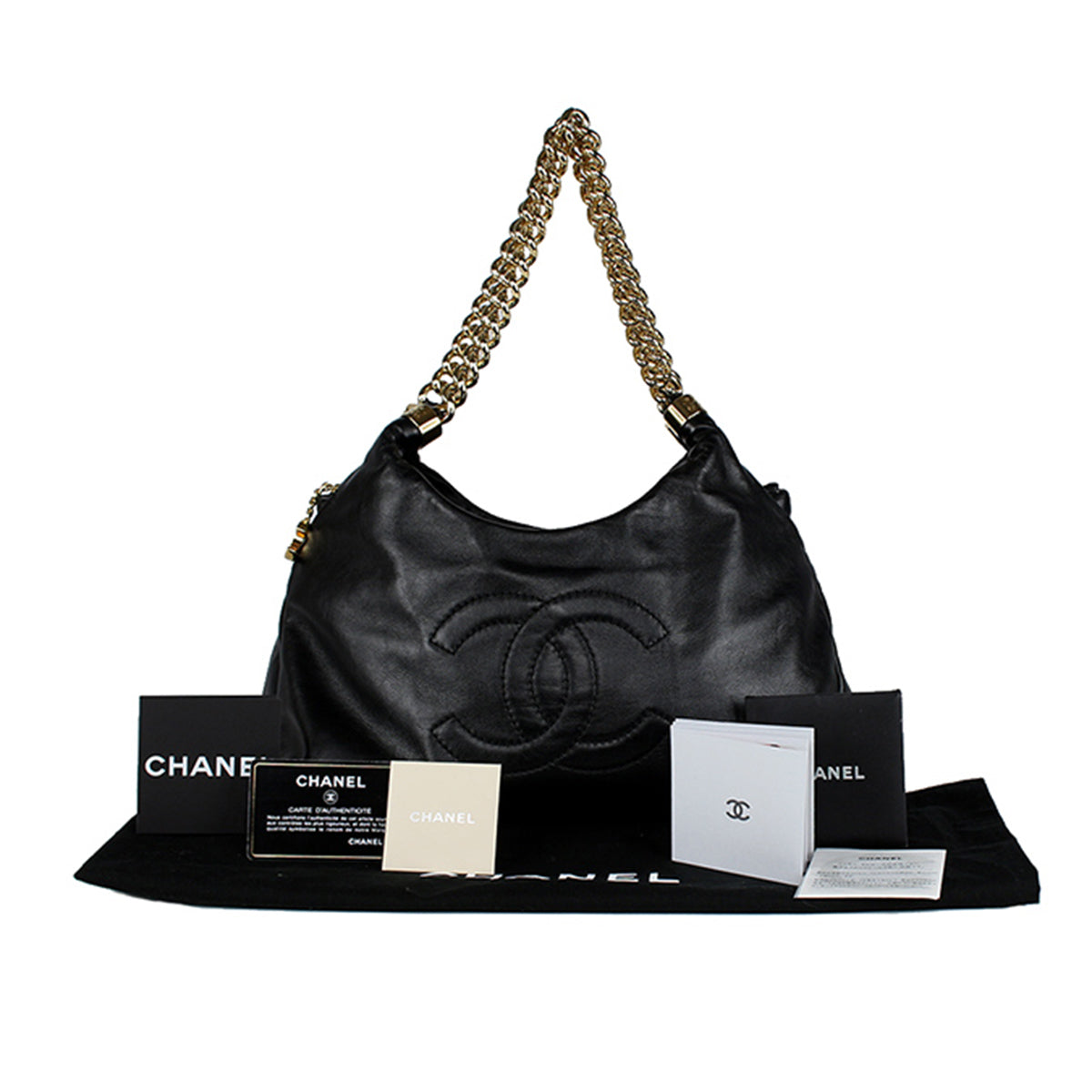 Chanel Black  Rodeo Drive Hobo Bag