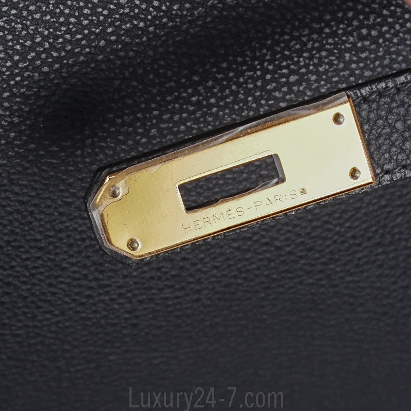 Hermes Indigo Vache Trekking Birkin 35