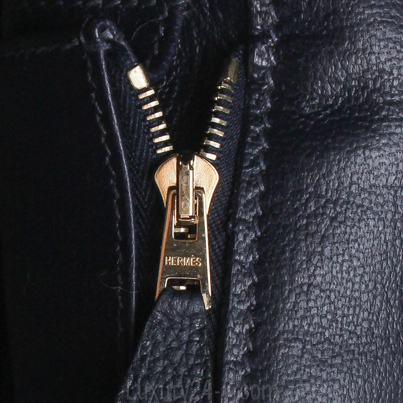 Hermes Indigo Vache Trekking Birkin 35