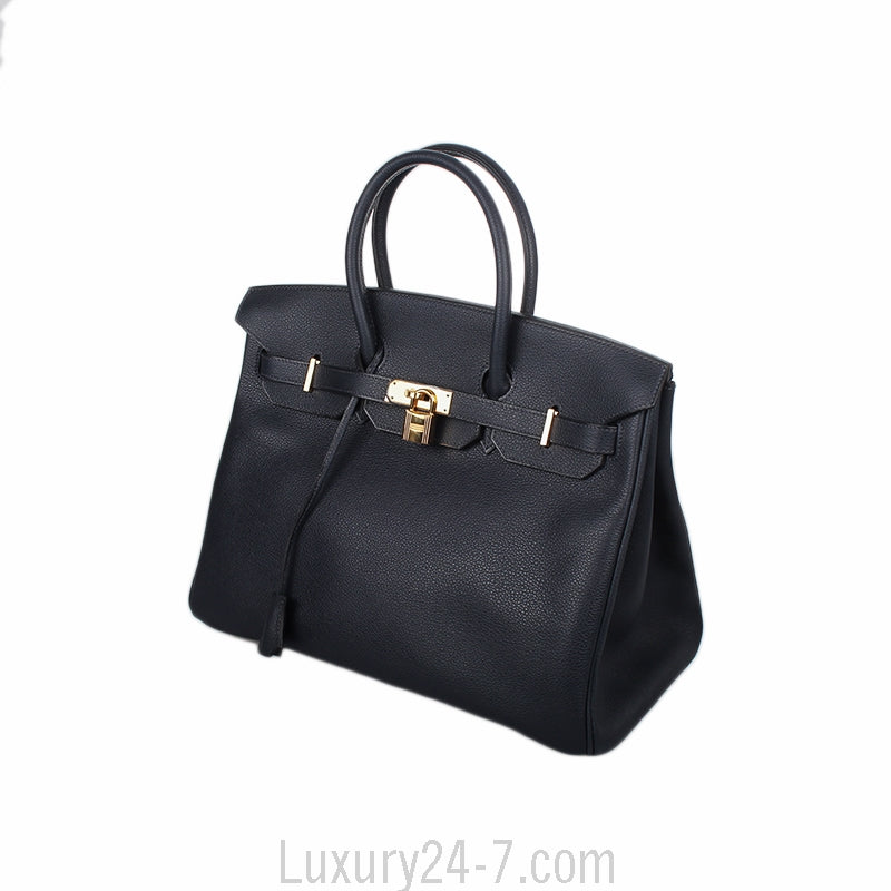 Hermes Indigo Vache Trekking Birkin 35